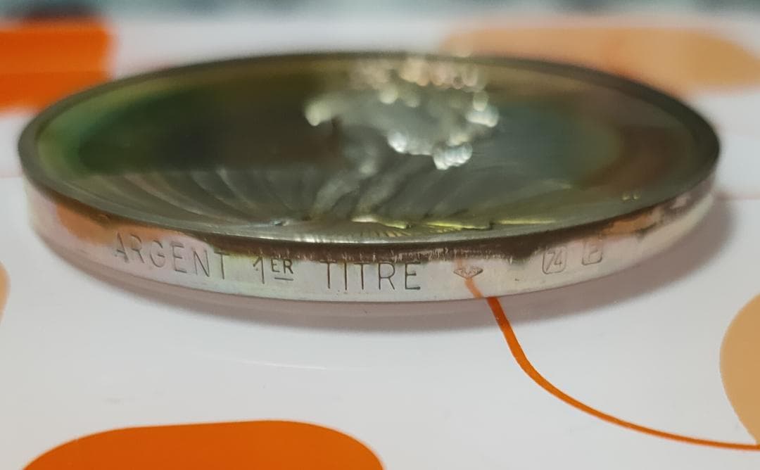 Franklin Mint フランスの 銀貨 Venus Botticelli