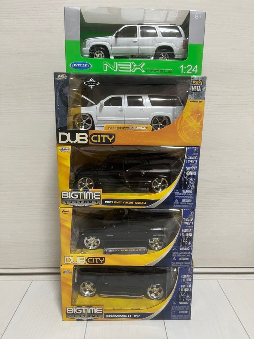 【箱付き】1:24 アメ車　ミニカー　セット