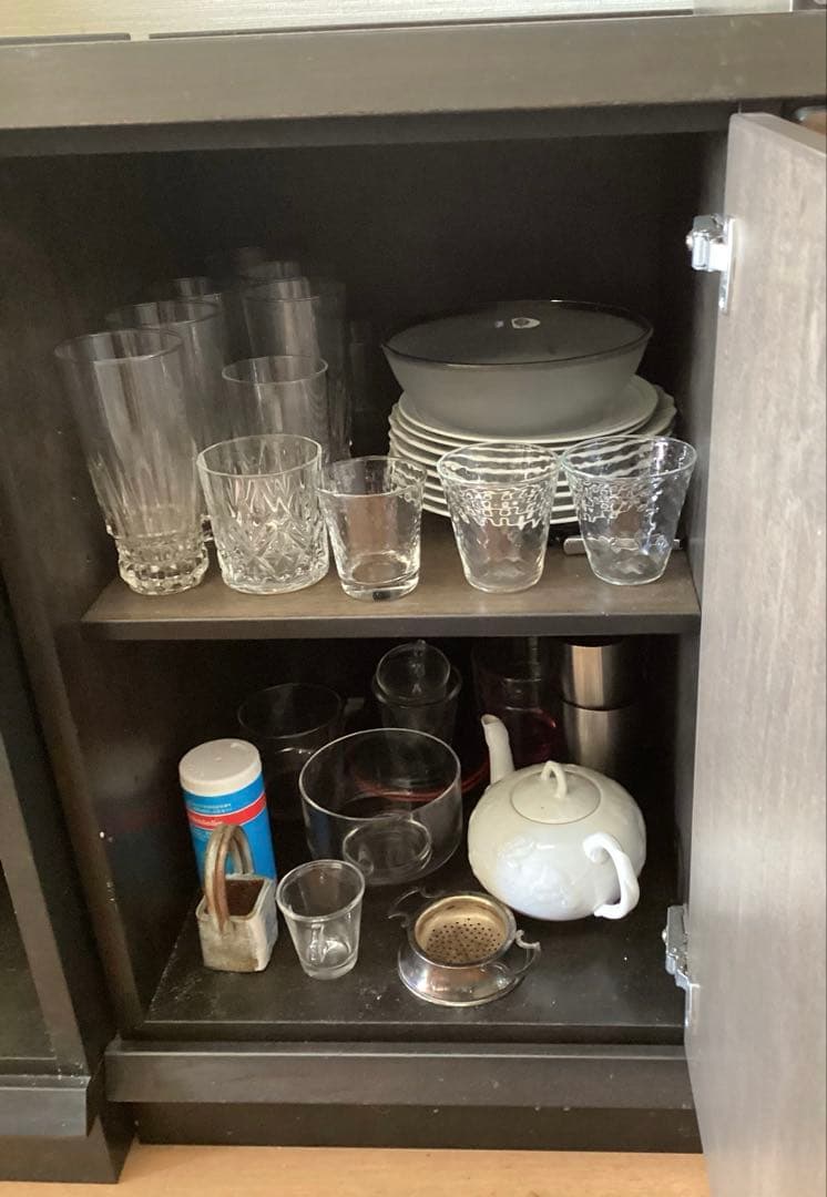 山品木工② ヴィンテージ　収納棚 チェスト 食器棚