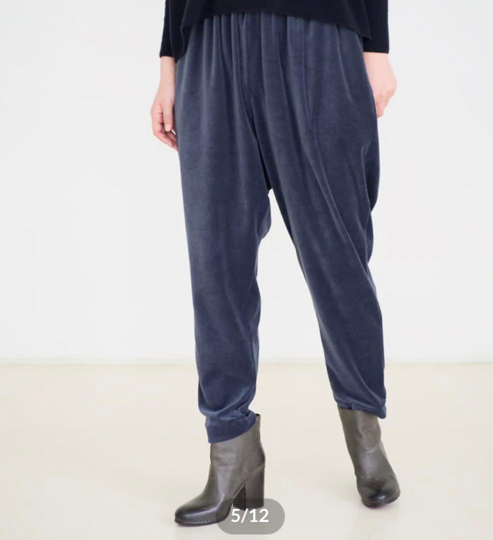 フルーツ　オブ　ライフ サルエルパンツ ブラック