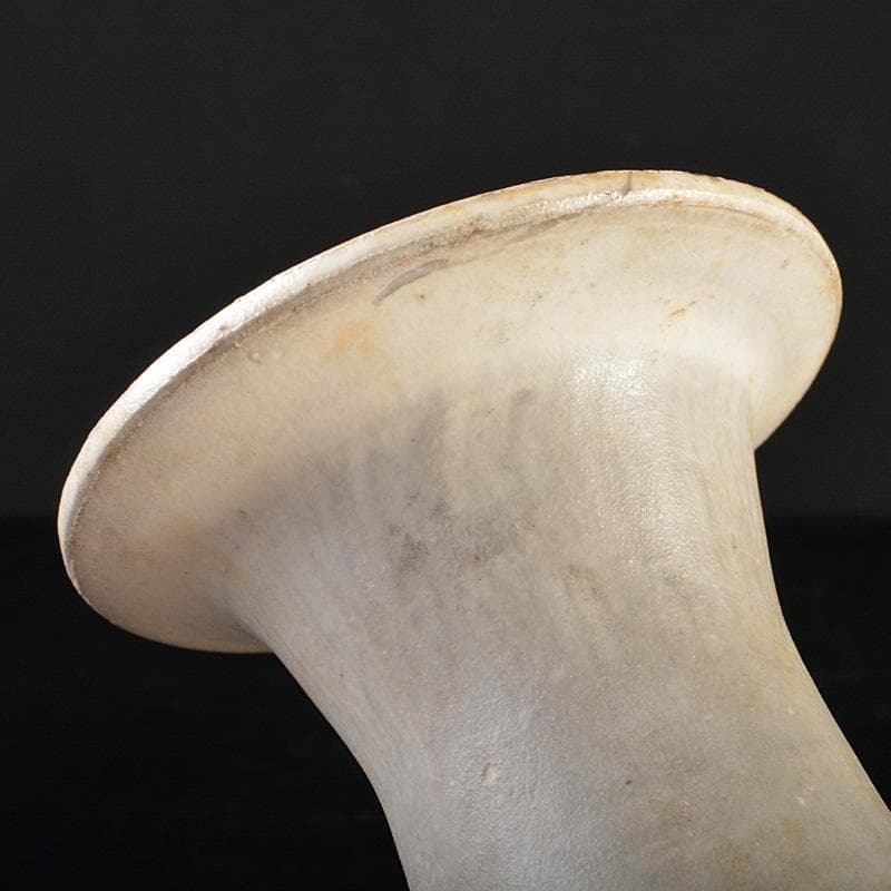 中国　磁州窯白磁　陰刻蓮花文　玉壷春瓶　C　R6084F