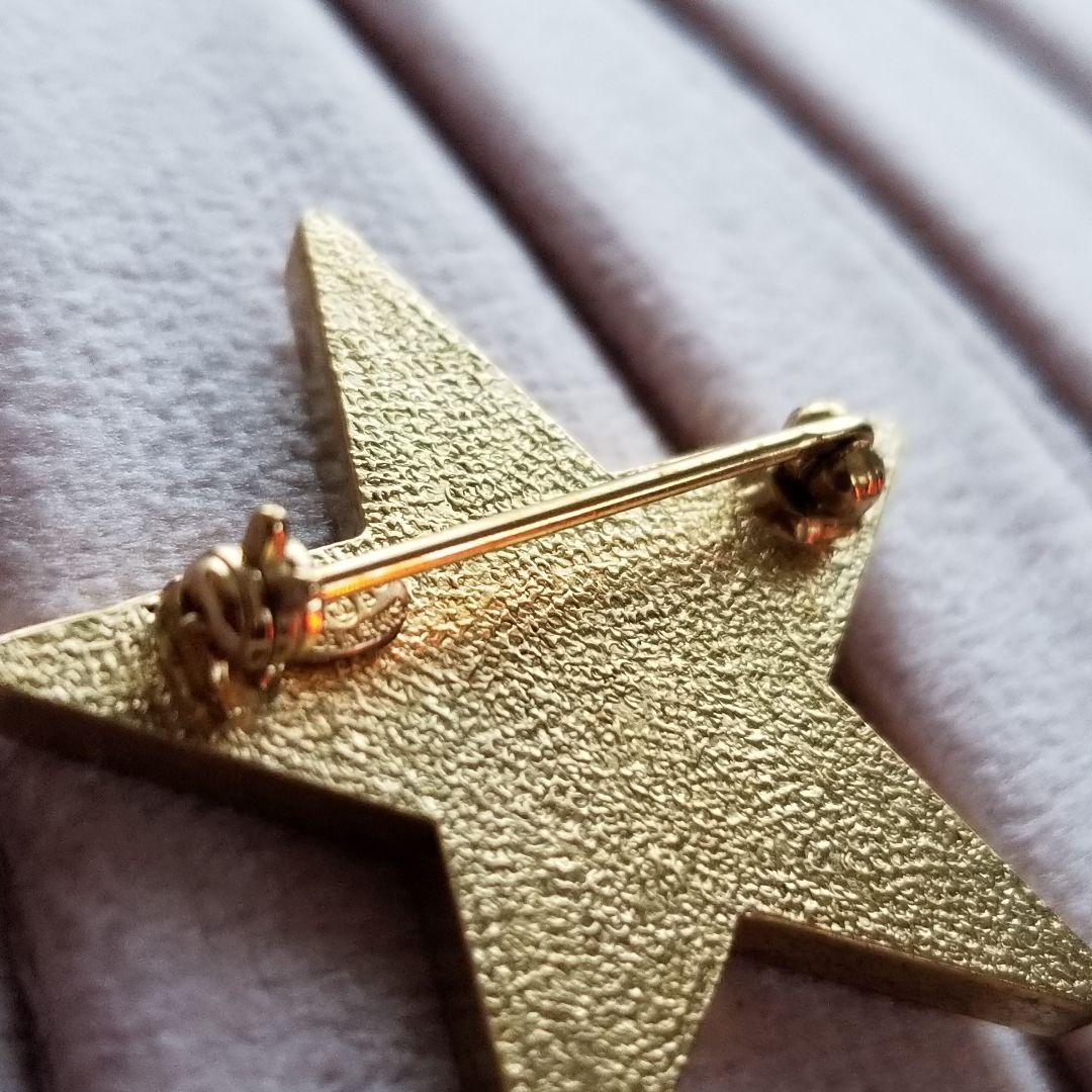 CHANEL　スター ブローチ　ココマーク刻印有り　星形 ヴィンテージ　レア