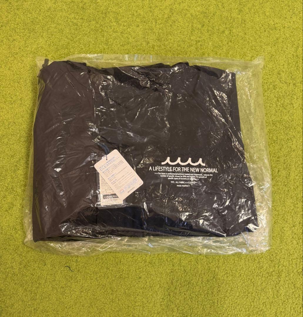 定価44,000円⭐️mutaムータ ビッグバックロゴ ブルゾン コート ネイビー