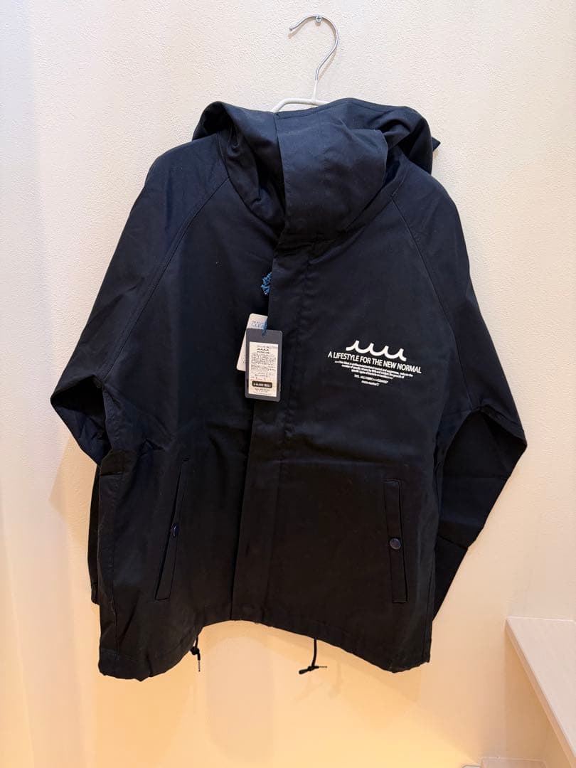 定価44,000円⭐️mutaムータ ビッグバックロゴ ブルゾン コート ネイビー