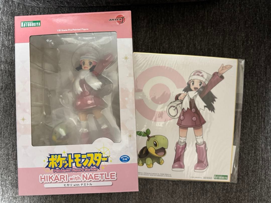 未開封 特典色紙付 ポケモン ARTFX J ヒカリ with ナエトル