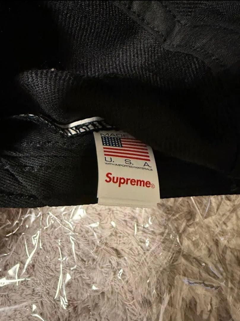 Supreme Lochcarron Camp Cap ブラック