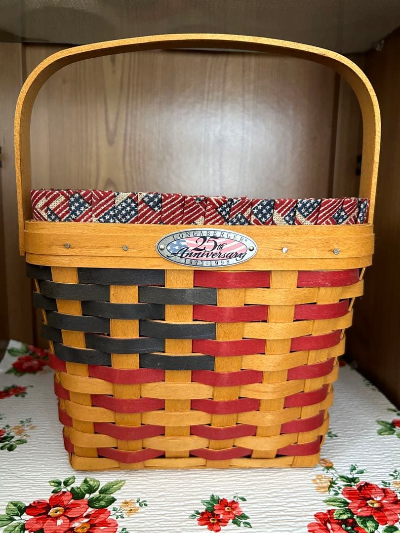 ロンガバーガー　longaberger 小物入れ　木製バスケット②