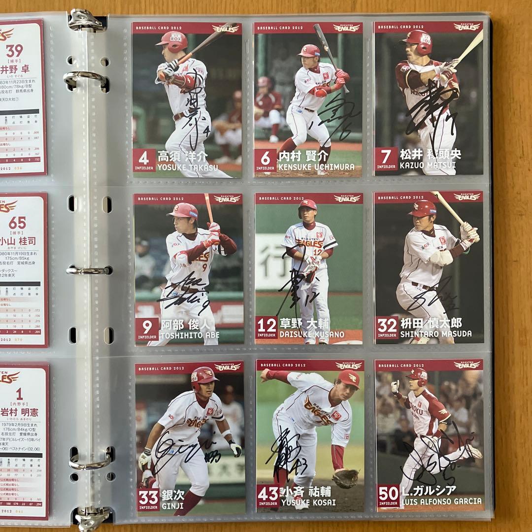K*0様 楽天イーグルス 2012年全選手直筆サイン入りカード ブースター会員特