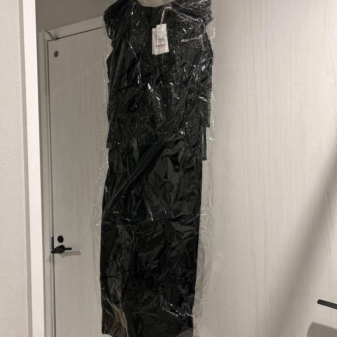 【本日発送】新品未使用タグ・カバー付き　LEJA ベロアワンピースドレス
