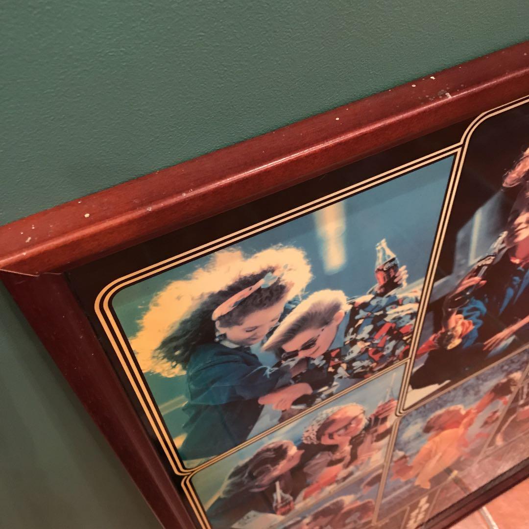 コカコーラ　特大パネル　額　　Coca-Cola