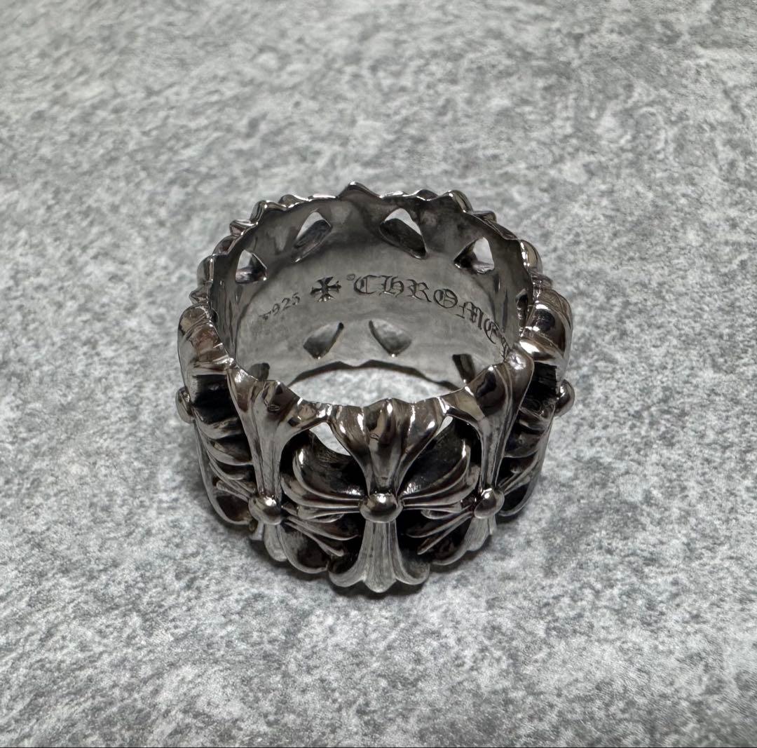 クロムハーツ◆Chrome hearts◆セメタリークロス　リング◆21号