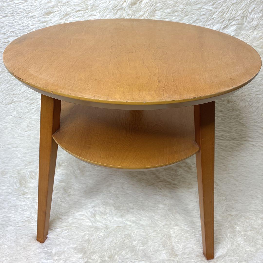 ACTUS アクタス サイドテーブル 丸テーブル 曲木 ソファテーブル 花台