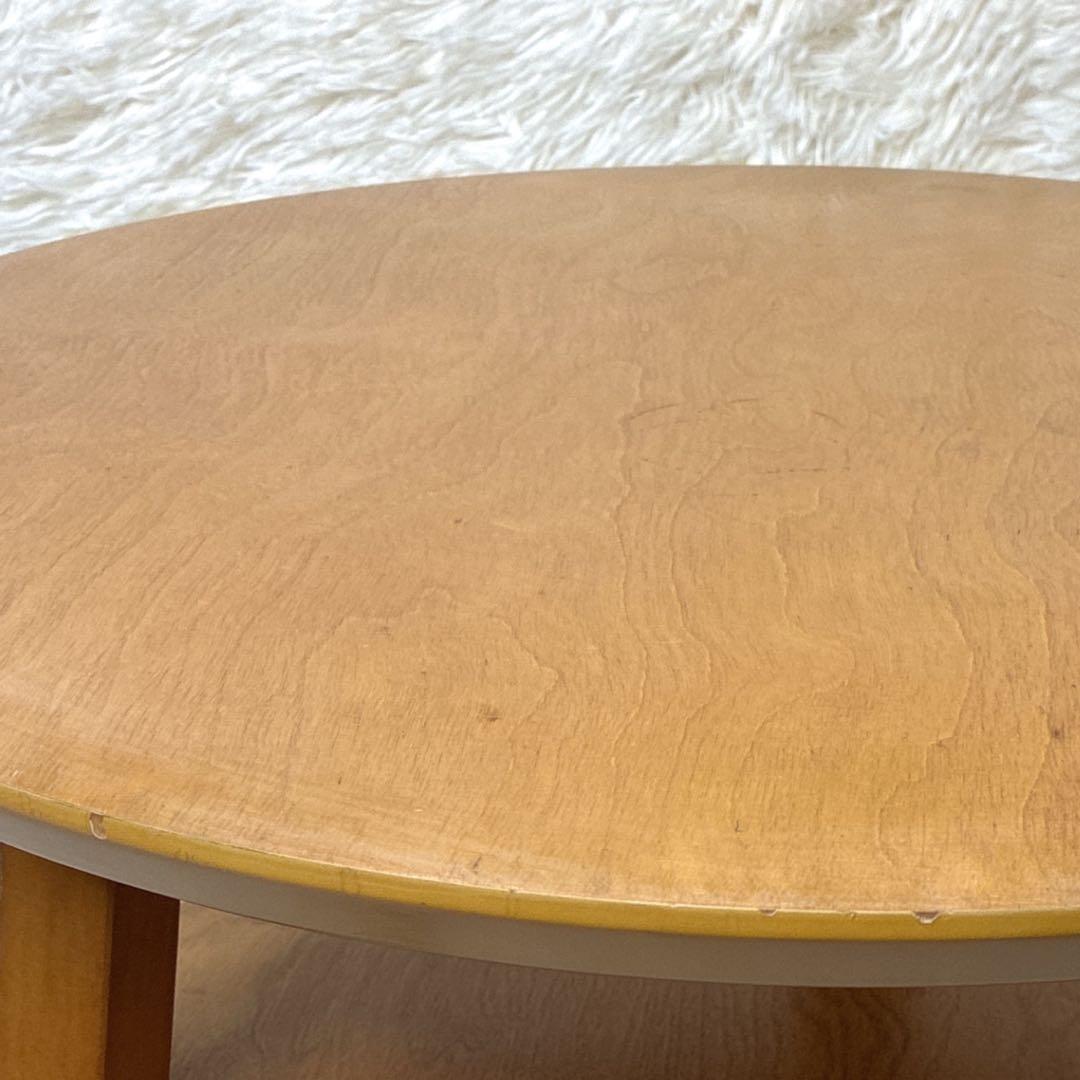 ACTUS アクタス サイドテーブル 丸テーブル 曲木 ソファテーブル 花台