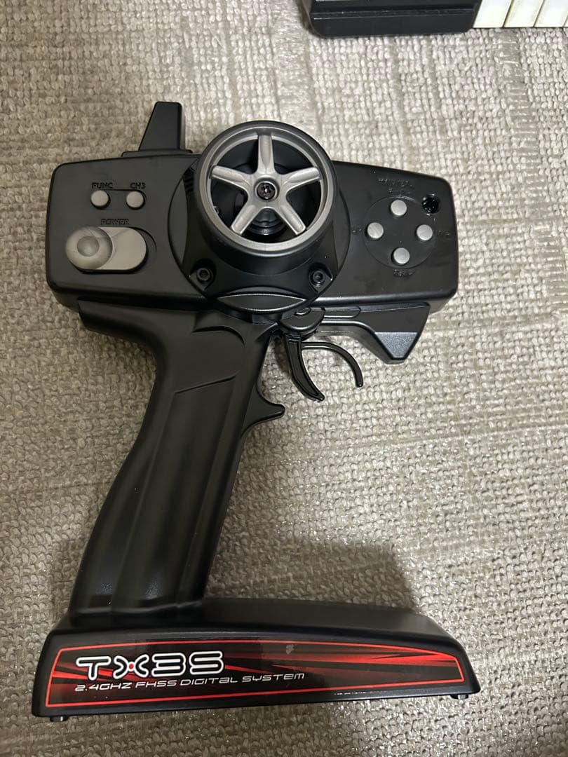 ドリラジ RCカーシャーシ 蛍光グリーンホイール スポーツカー