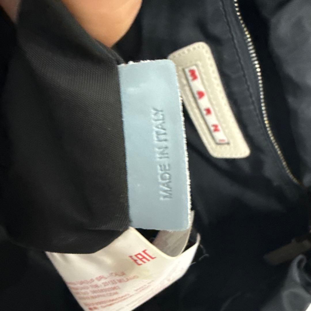 MARNI ライトブルー ブラック ショルダーバッグ