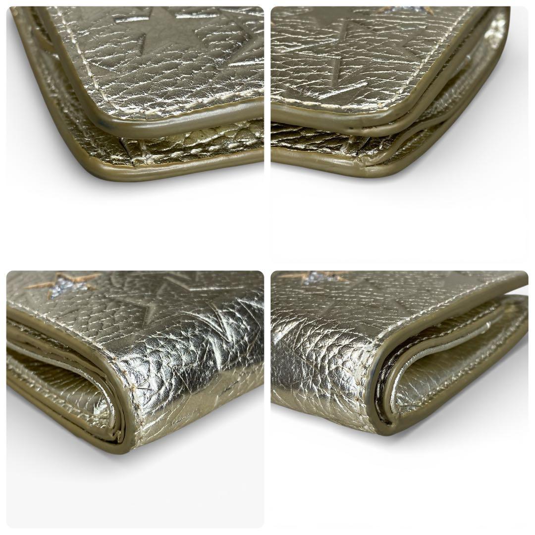 SALON DE ALFURD サロンドアルファード コンパクト二つ折り財布 星