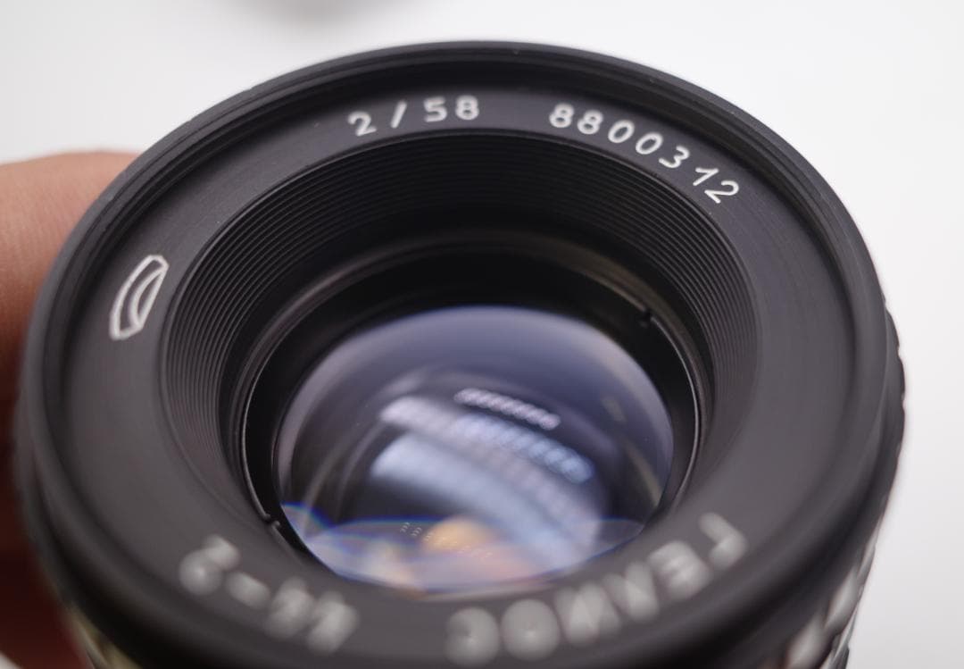 68 【希少】　後期ゼブラ　未使用　ぐるぐるボケレンズ　ヘリオス44-2　M42