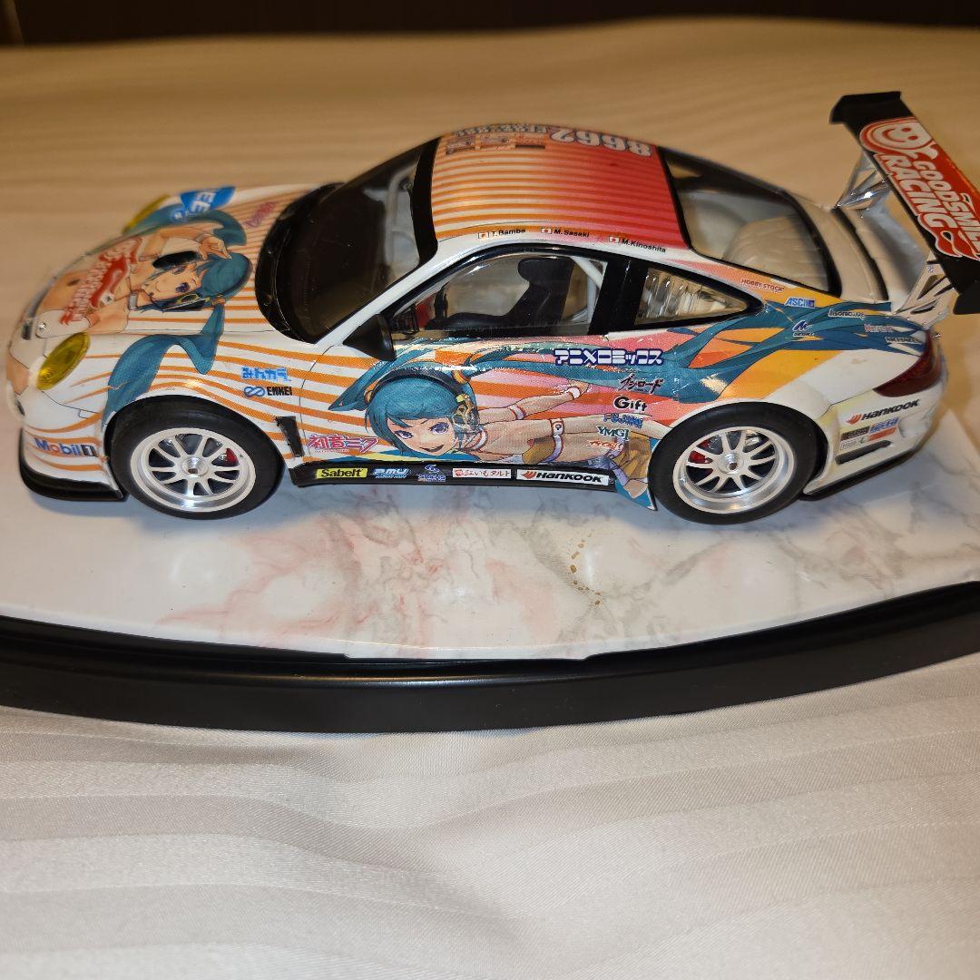 フジミ 初音ミク ポルシェ911 GT3R プラモデル 1/24 完成品
