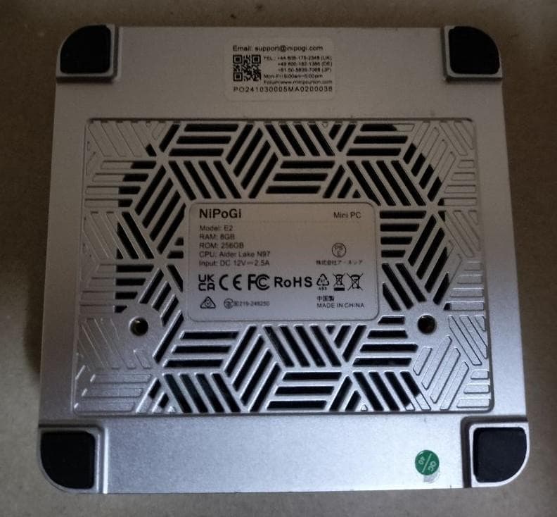 つ*ぎ様 ミニPC NIPOGI Intel N97 WIN11 25H2