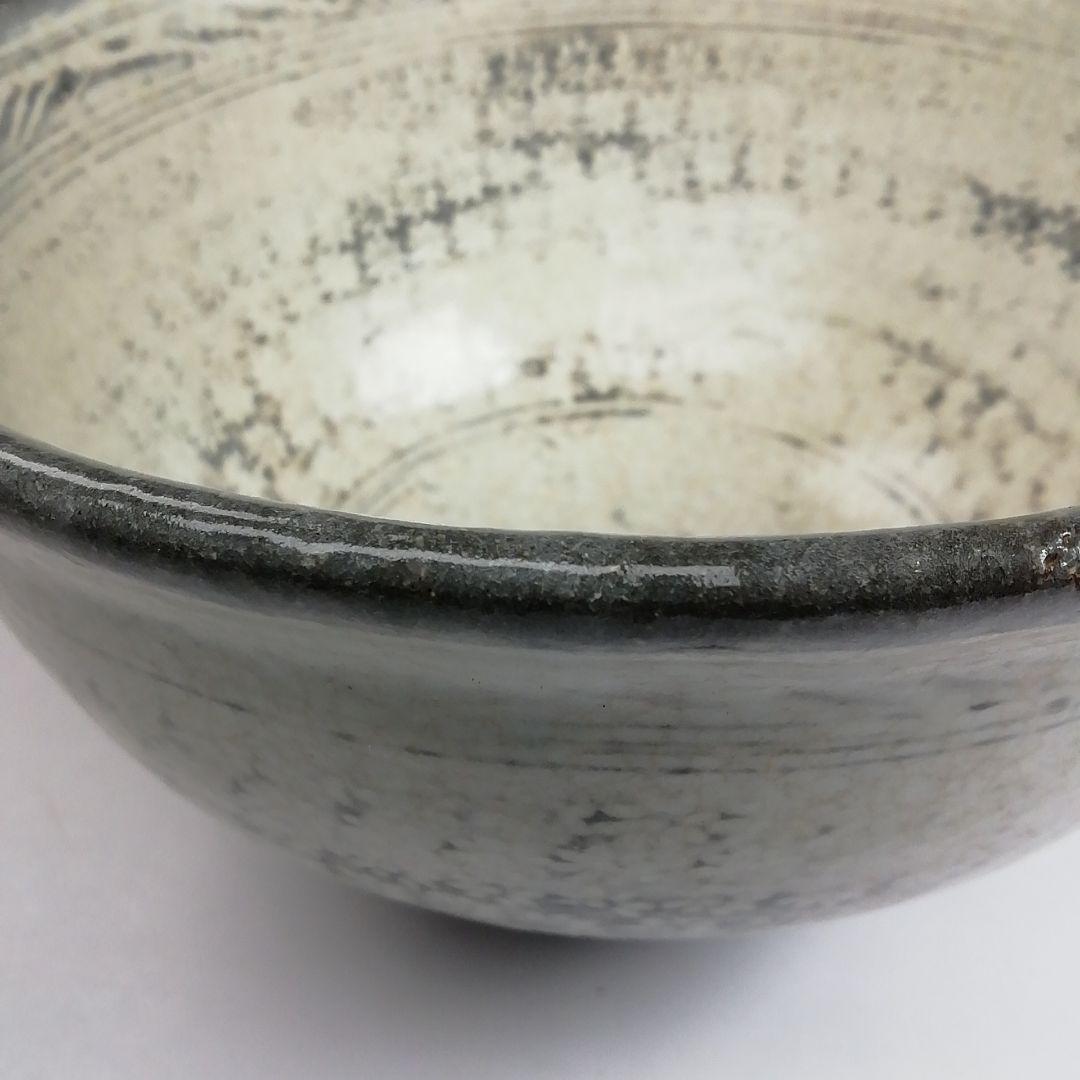 Ｔ９４４　茶碗　『三島茶碗』『菰山窯　宮田豊 造』『大徳寺 矢野宗深 書付』共箱