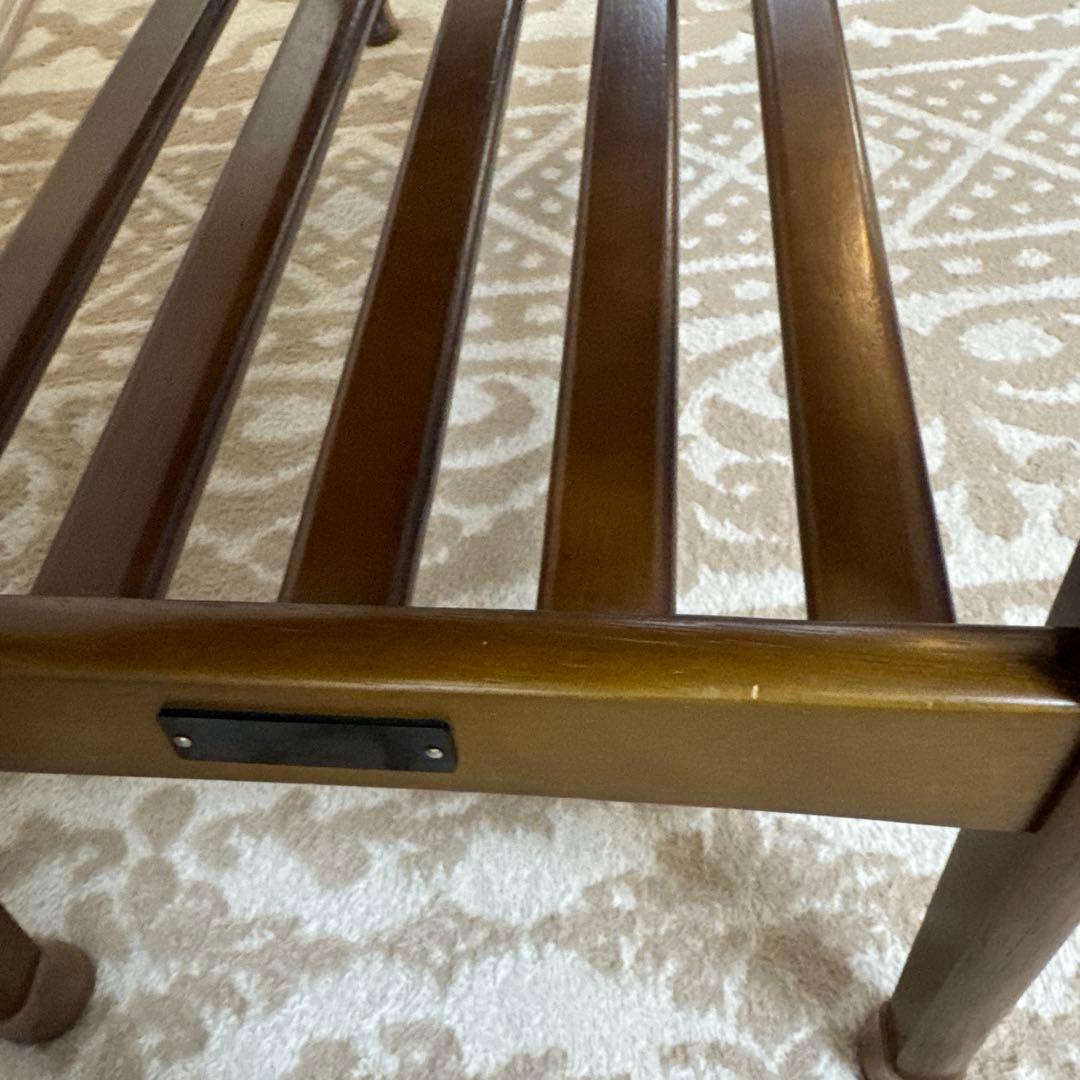 カリモク60 ブラウン 木製 シンプルデザイン ローテーブル 下部棚付き