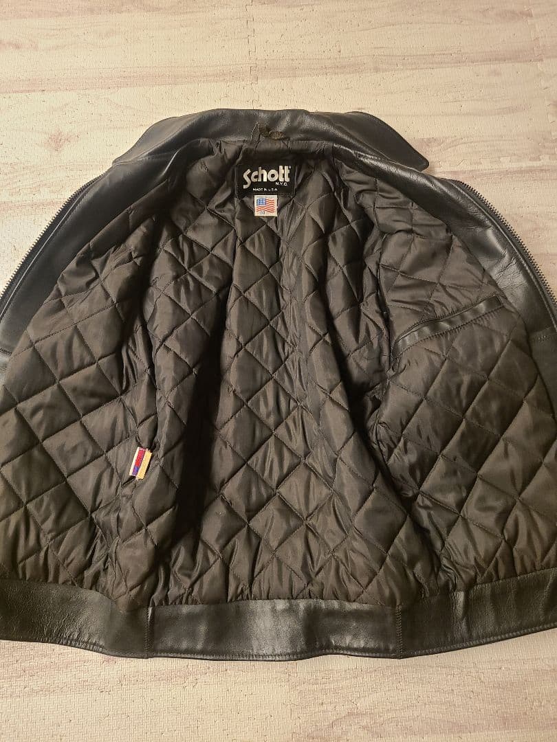 k*n様 Schott ポリスマンジャケット　レザージャケット