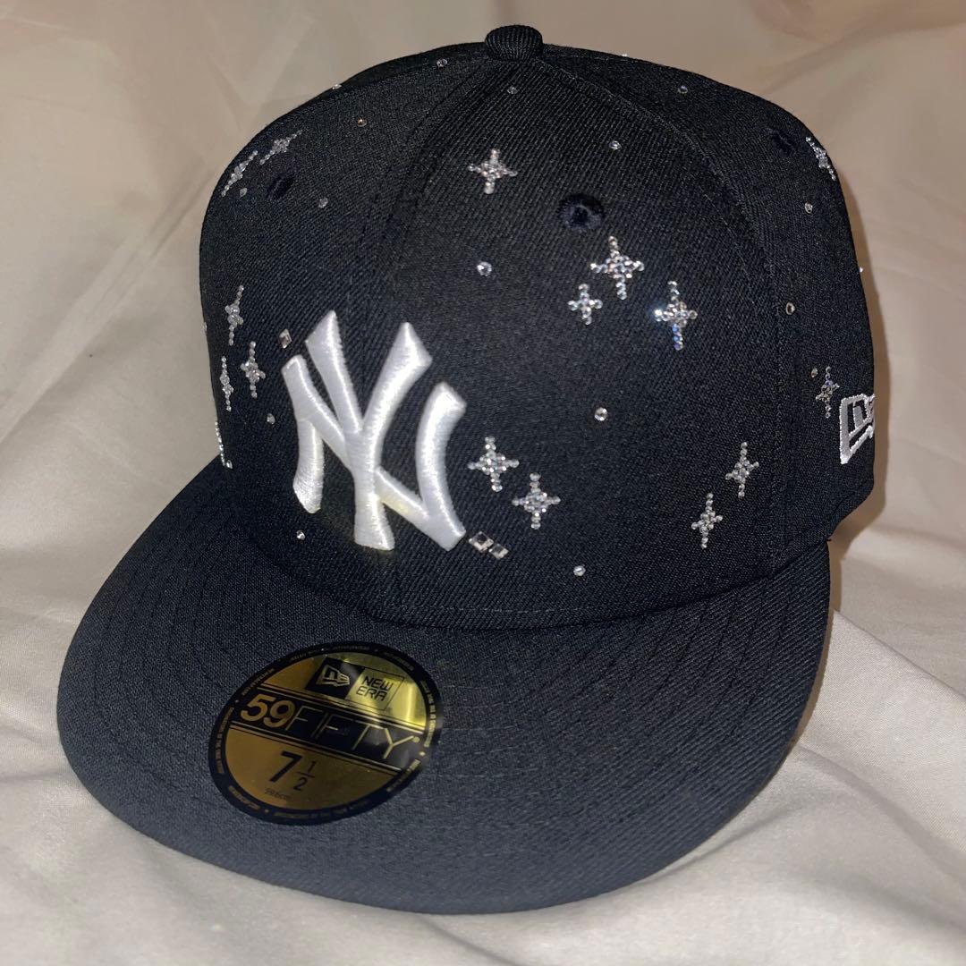 Misa ジュエルキャップ ヤンキース ブラック 738