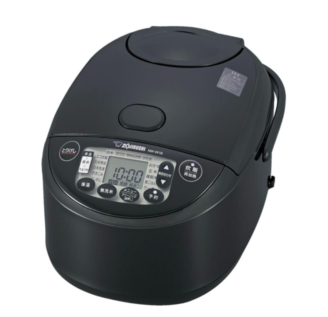 【新品】象印 IH炊飯ジャー NW-VK18 BA（ブラック）1升炊き
