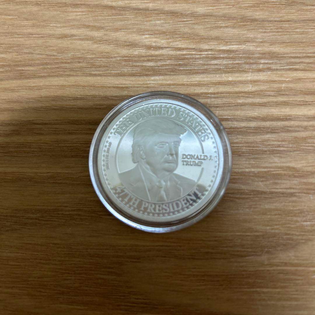 純銀　第47代アメリカ大統領選出記念メダル