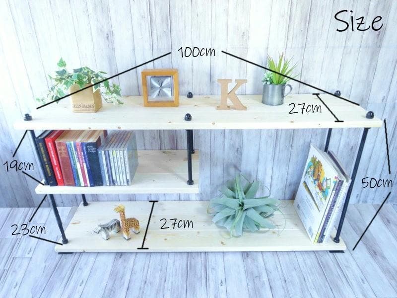 ハンドメイド　サイドローテーブル　(ナチュラル)