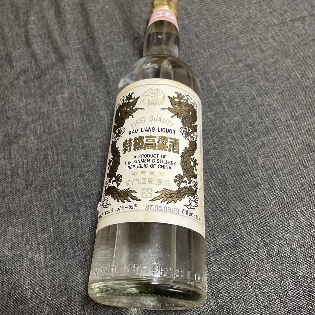 【未開栓】金門高粱酒　古酒 87年 特級 / 57-59% 600ml
