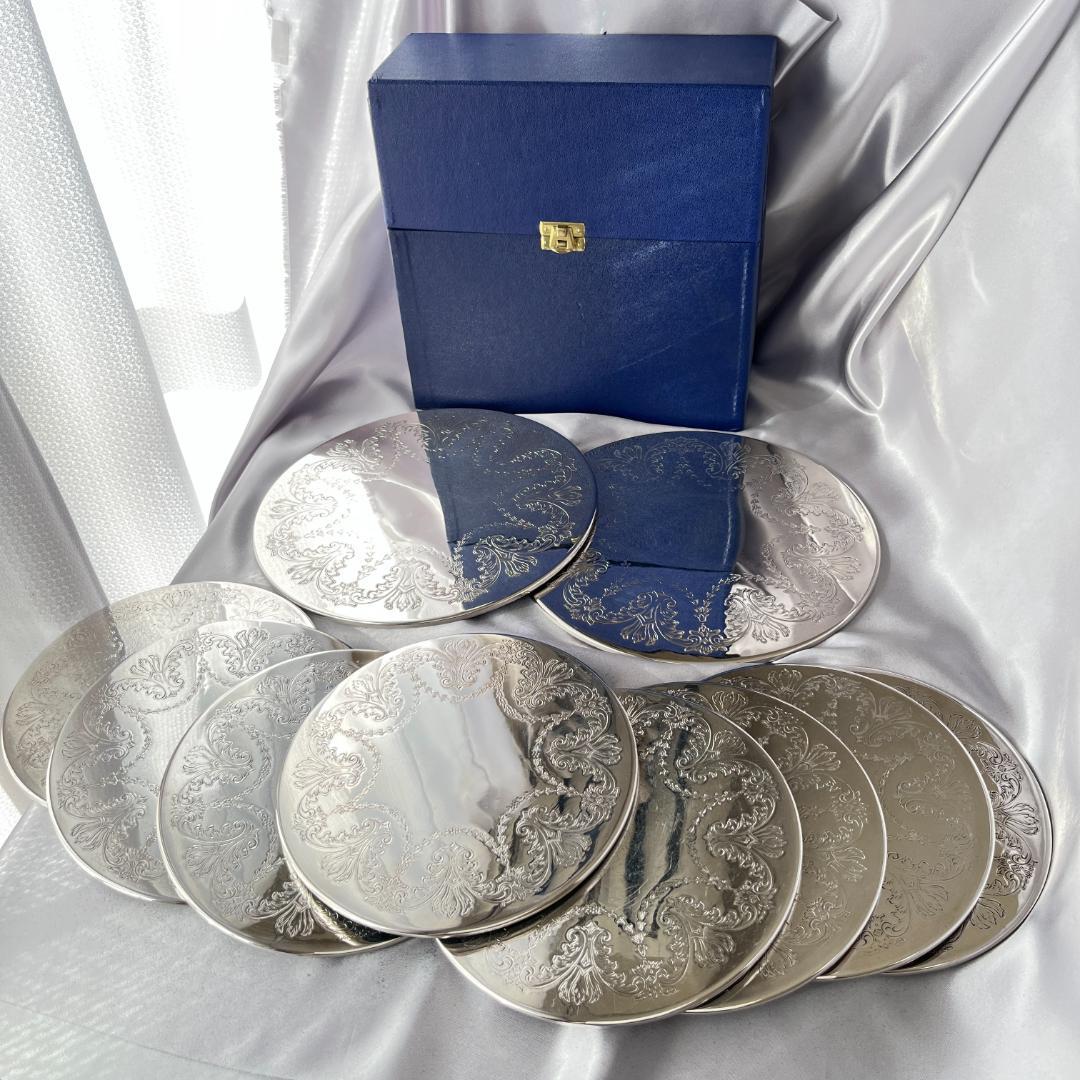 【英国】 プレースマット 8枚17cm / サービングマット 2枚23cm