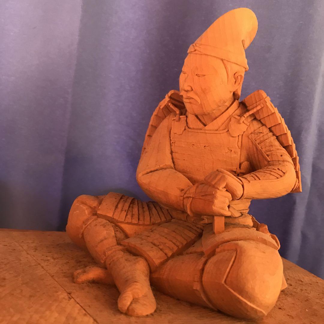 大楠公庭訓像　高村光雲直門　岩崎光仁作　天然識　値下げ