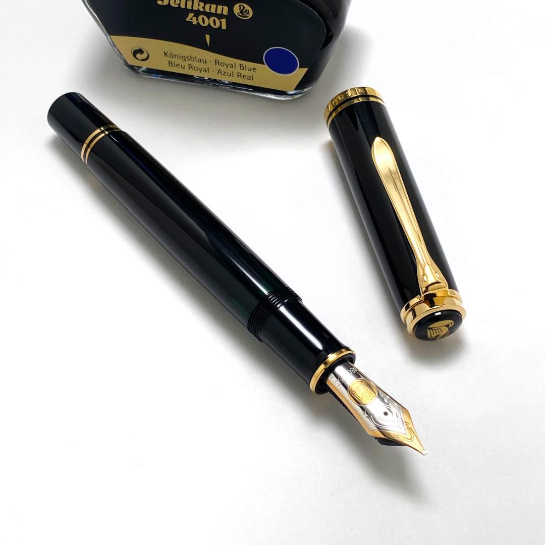 美品 Pelikan ペリカン 万年筆 スーべレーン M1000 ブラック M