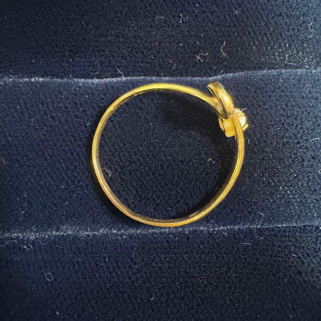 18金リング(k18) 約1.9g リングサイズ22号