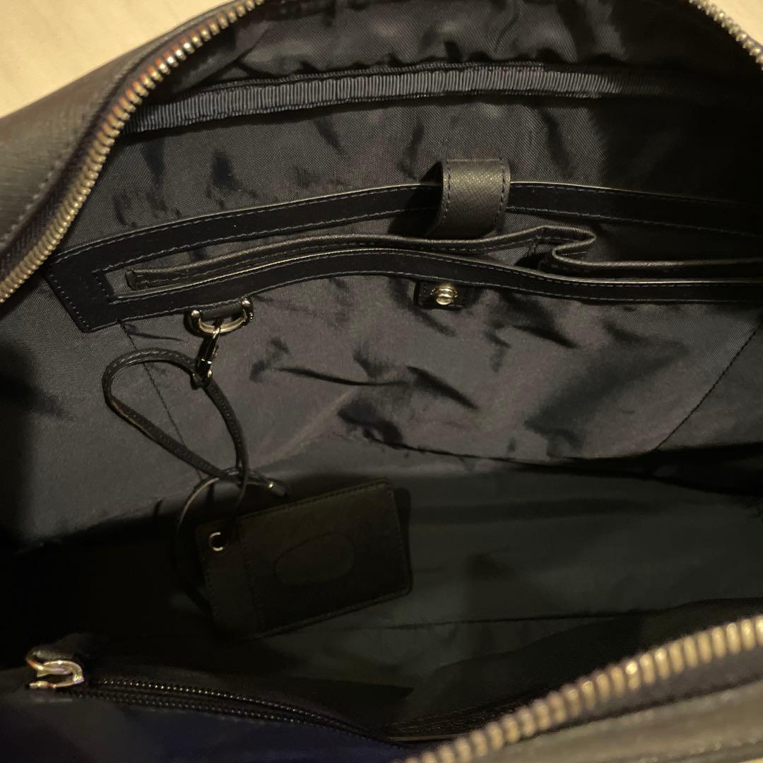 ユナイテッドアローズ　ビジネスバッグ　ネイビー