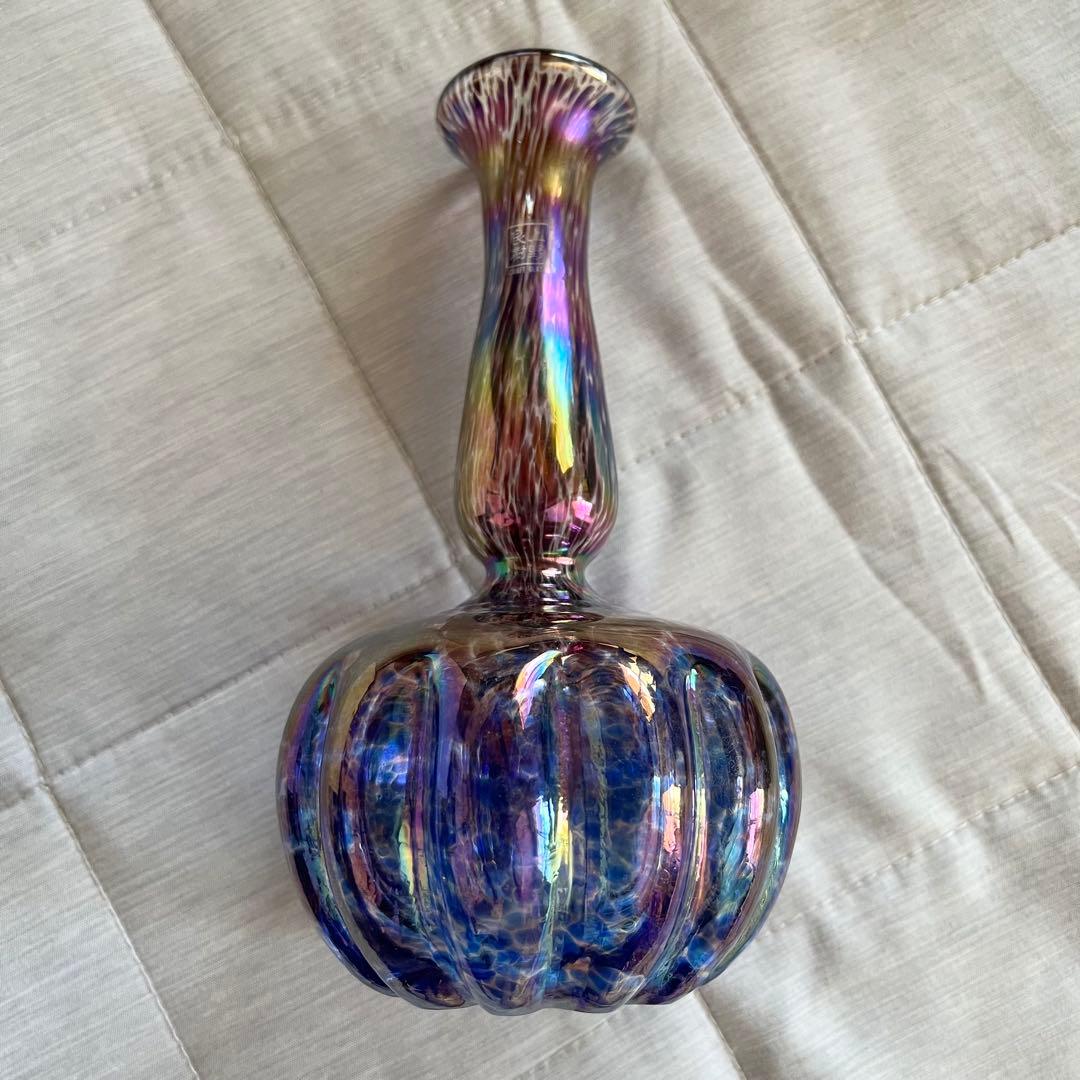 上野良樹 ガラス作家　ガラス　花瓶 フラワーベース