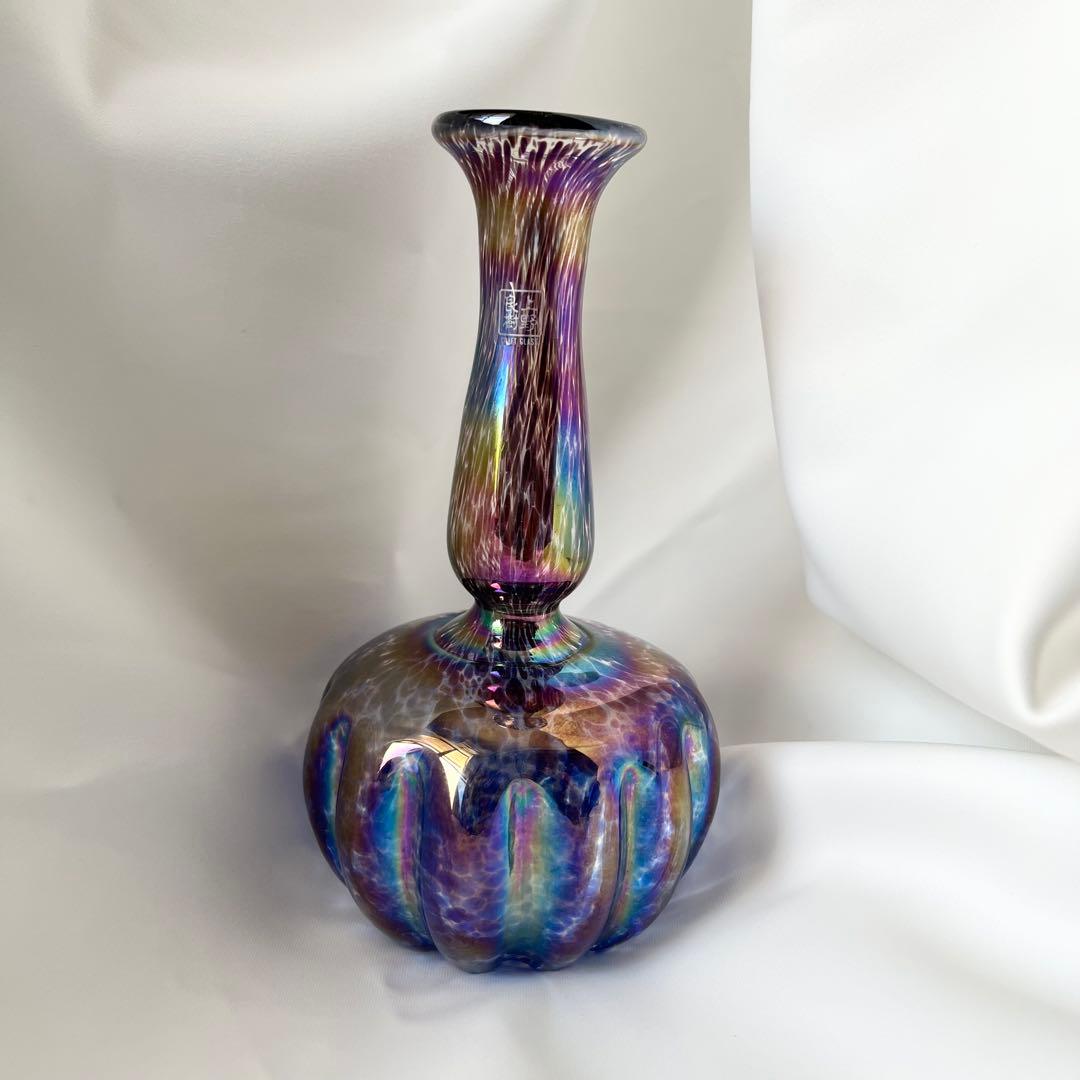 上野良樹 ガラス作家　ガラス　花瓶 フラワーベース