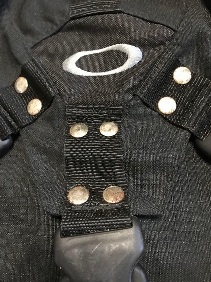 7/5画像追加 Oakley ブラック リュック(ビンテージ)