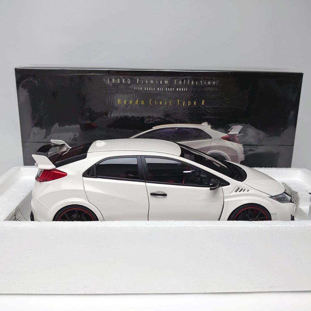 《未使用》1/18　EBBRO　ホンダ　シビック　タイプ　R　2015　白　模型