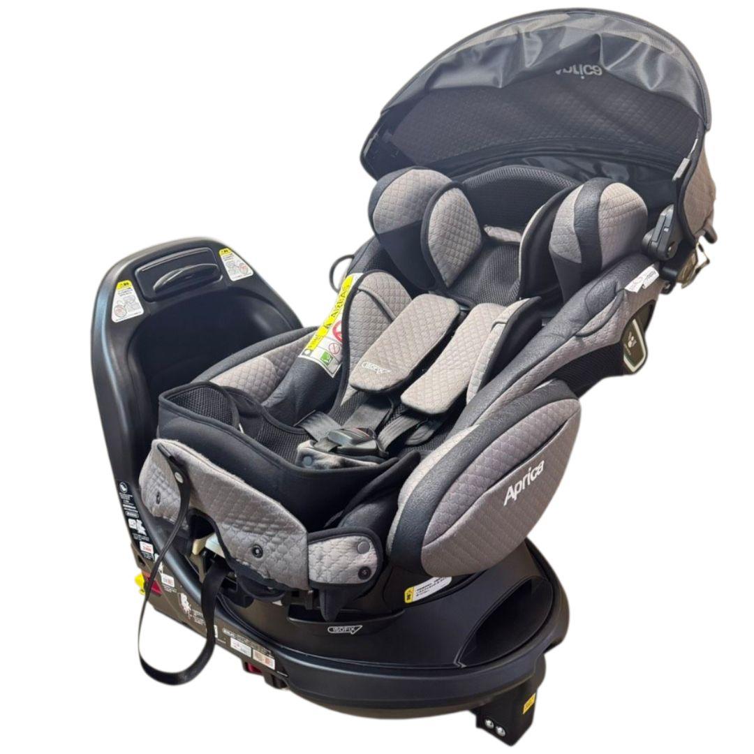 【クリーニング済】アップリカ ISOFIX 360°セーフティープレミアムAB