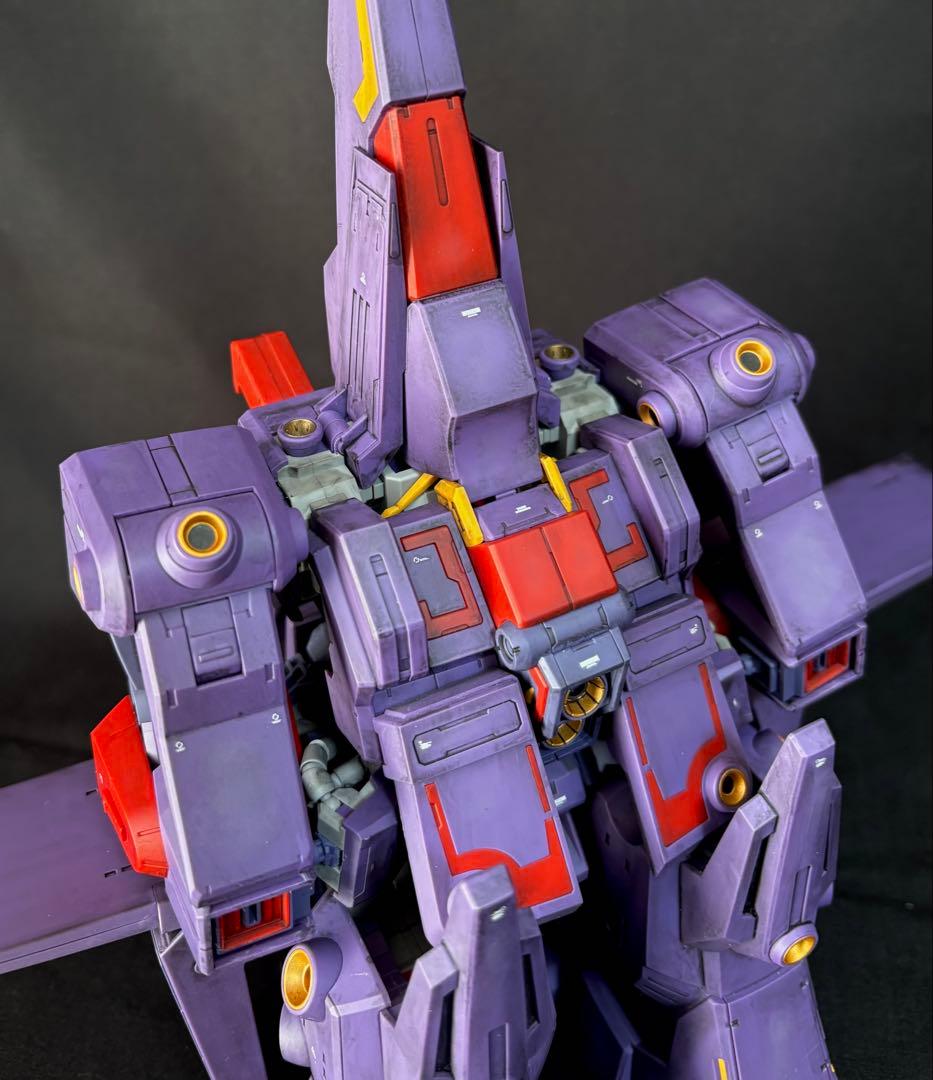 HGサイコガンダムMk-II 完成品（スミ入れ 部分塗装 ウェザリング仕上げ）