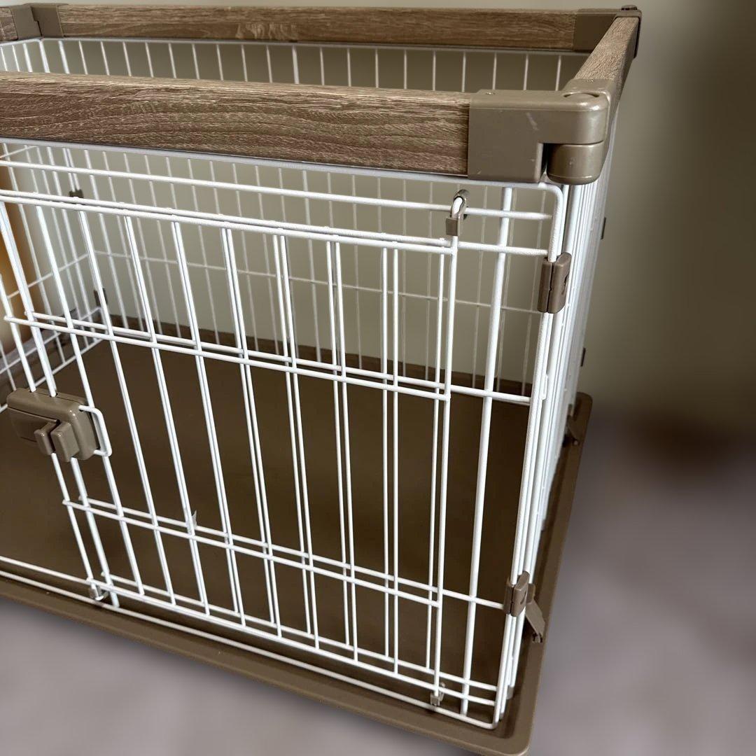 アイリスオーヤマ　ウッディ調木目システムサークル