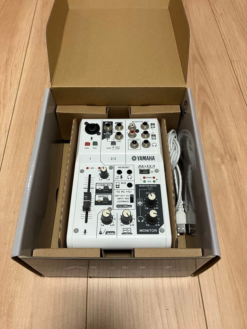 DJ機材 YAMAHA AG03 MIXING CONSOLE