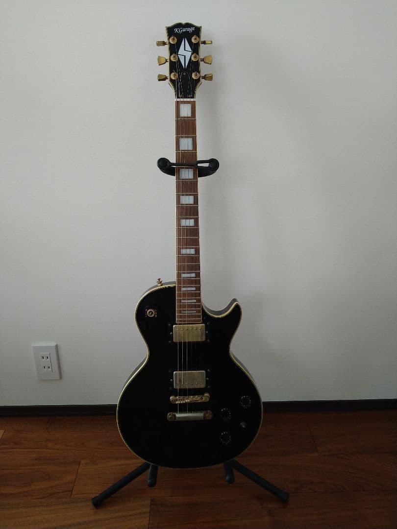K Garage　 エレキギター　黒　ジャンク品　レスポールタイプ