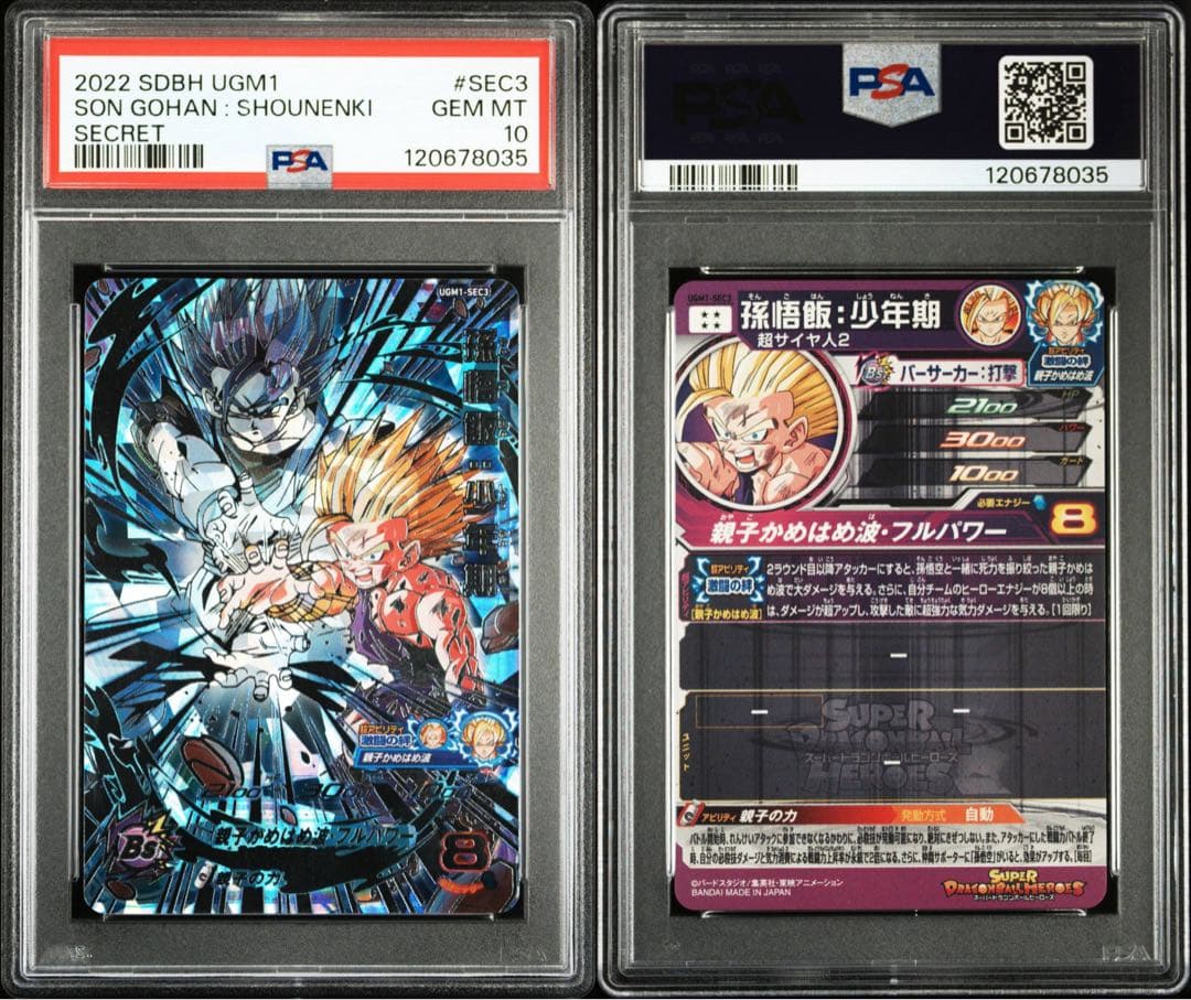 スーパードラゴンボールヒーローズ ugm1-sec3 孫悟飯：少年期