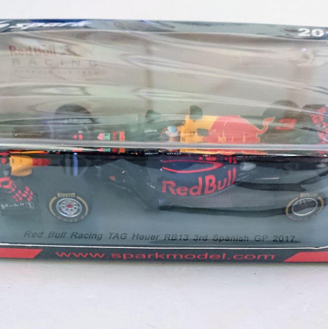 スパーク 1/43 レッドブル RB13 リカルド 2017年スペインGP