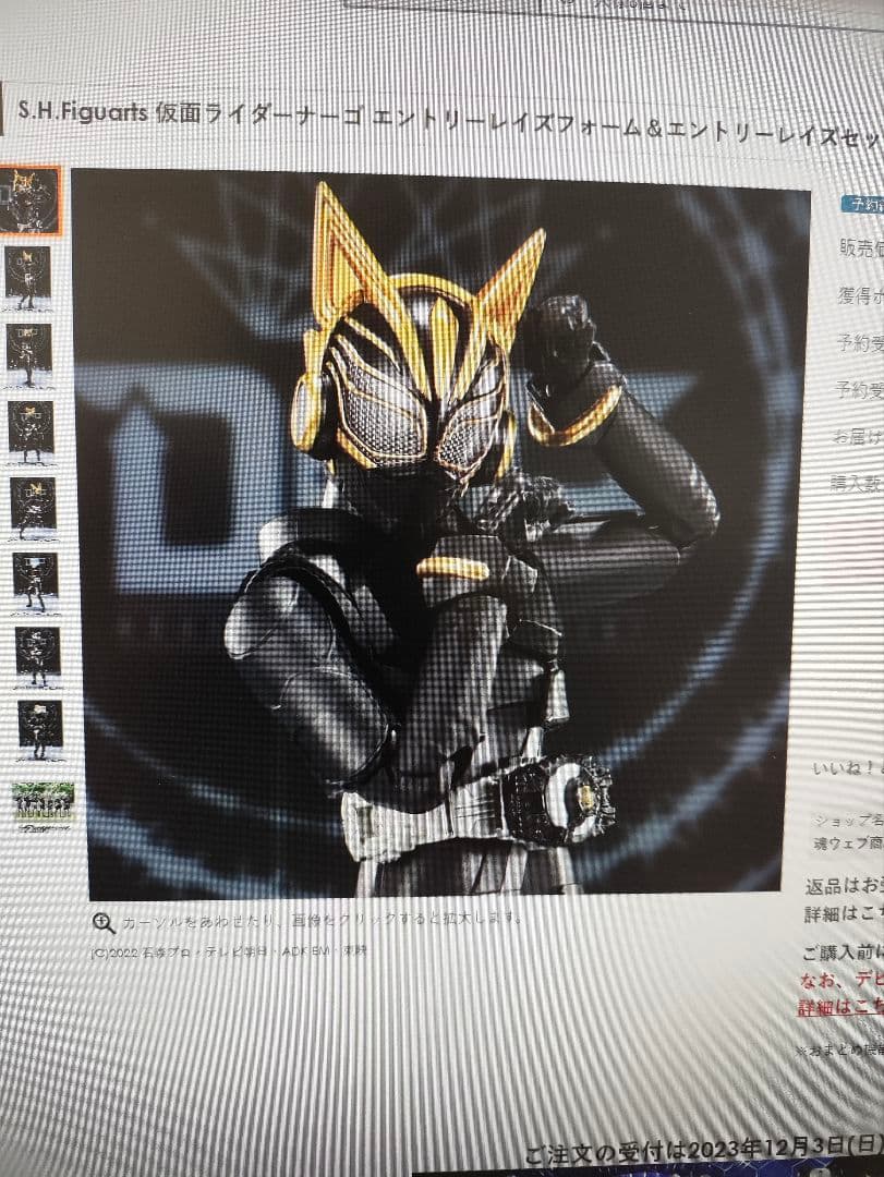 仮面ライダーナーゴ　エントリーレイズフォーム&エントリーレイズセット　×3
