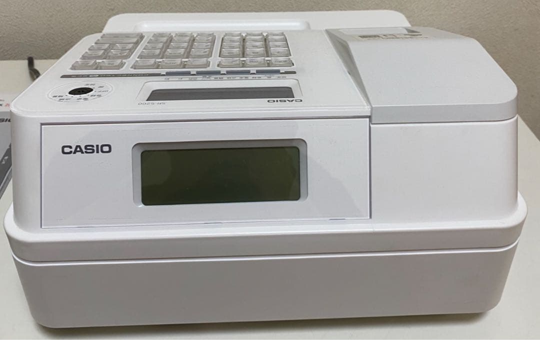 カシオ SR-S200-WE電子レジスター、ホワイトカシオ、Bluetooth