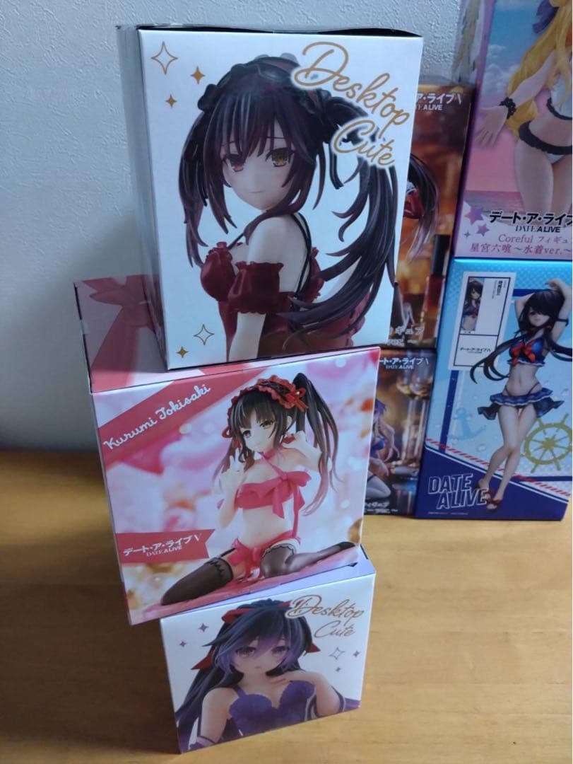 デート・ア・ライブフィギュア 時崎狂三 夜刀神十香 星宮六喰